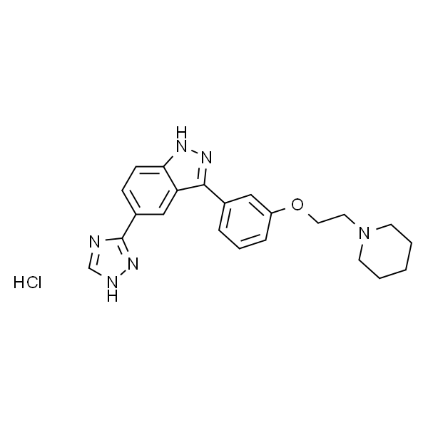 3-[3-[2-(1-哌啶基)乙氧基]苯基]-5-(1H-1,2,4-三唑-5-基)-1H-吲唑盐酸盐