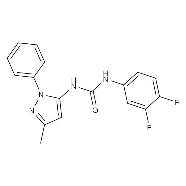 1-(3,4-DIFLUOROPHENYL)-3-(5-METHYL-2-PHENYLPYRAZOL-3-YL)UREA