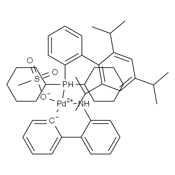 甲磺酸(2-二环己基膦-2',4',6'-三异丙基-1,1'-联苯基)(2'-氨基-1,1'-联苯-2-基)钯(II)