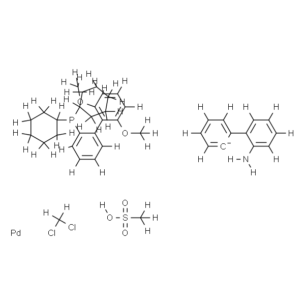 (2-二环己基膦基-2',6'-二甲氧基联苯)[2-(2'-氨基-1,1'-联苯基)]钯(II)甲磺酸盐