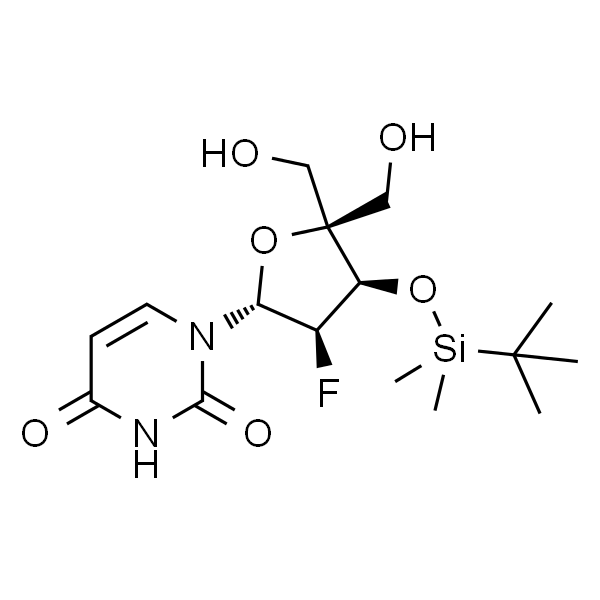 1-((2R,3R,4R)-4-((tert-butyldimethylsilyl)oxy)-3-fluoro-5,5-bis(hydroxymethyl)tetrahydrofuran-2-yl)pyrimidine-2,4(1H,3H)-dione