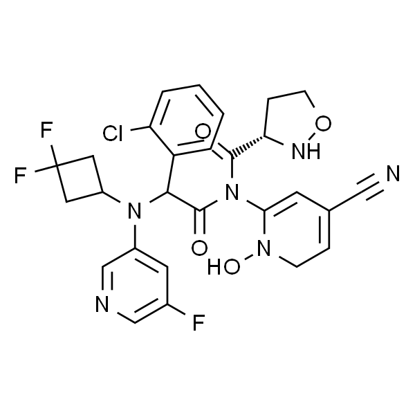 1-(4-氰基-2-吡啶基)-5-氧代-L-脯氨酰-2-(2-氯苯基)-N-(3,3-二氟环丁基)-N2-(5-氟-3-吡啶基)甘氨酰胺