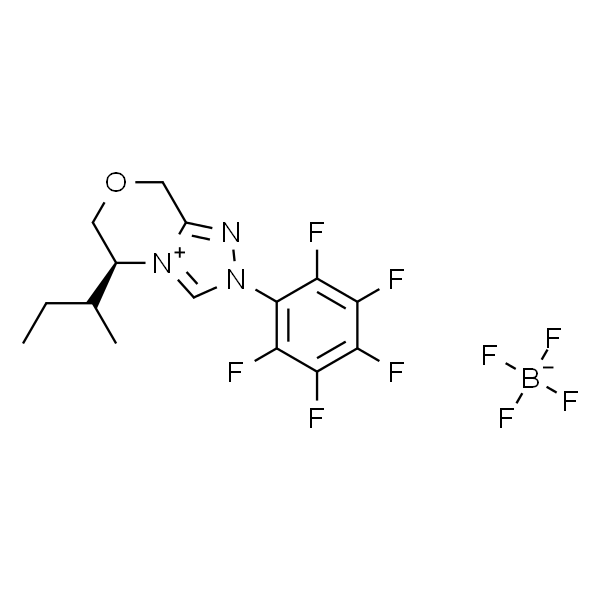 [(5S)-5,6-二氢-5-(1-甲基丙基)-2-(2,3,4,5,6-五氟苯基)-8H-1,2,4-三唑[3,4-C][1,4]恶嗪四氟硼酸盐]