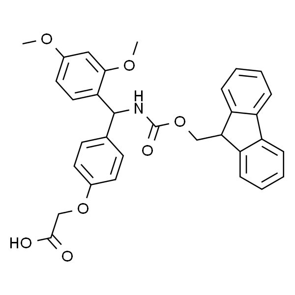 4-[(2,4-二甲氧基苯基)(Fmoc-氨基)甲基]苯氧乙酸