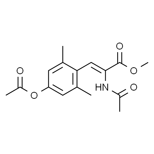 Methyl (2Z)-3-[4-(acetyloxy)-2,6-dimethylphenyl]-2-acetamidoprop-2-enoate