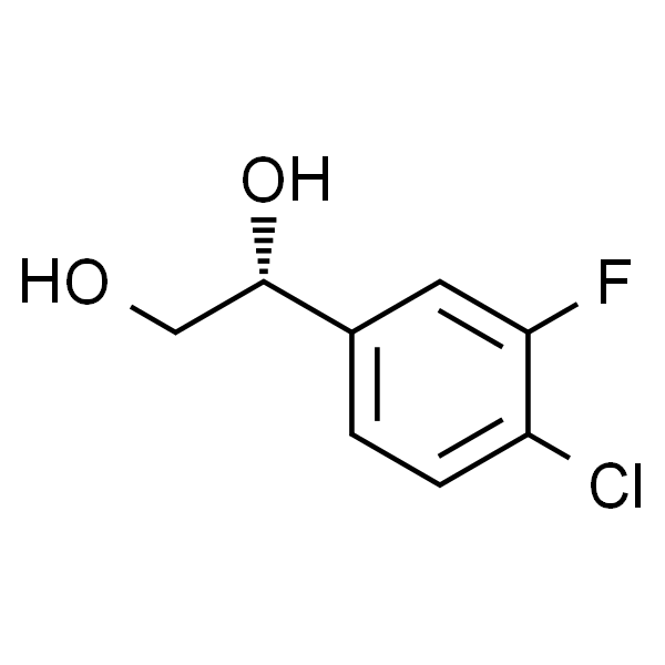 1,2-Ethanediol, 1-(4-chloro-3-fluorophenyl)-, (1R)-