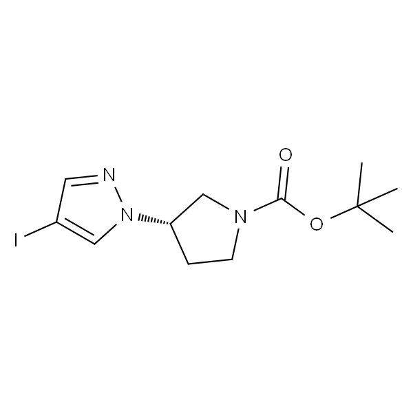 1,1-二甲基乙基(3S)-3-(4-碘-1H-吡唑-1-基)-1-吡咯烷甲酸酯
