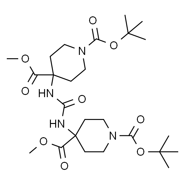 1,3-二[N-Boc-4-(甲氧羰基)-4-哌啶基]脲