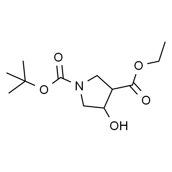 1-Boc-4-羟基吡咯烷-3-甲酸乙酯