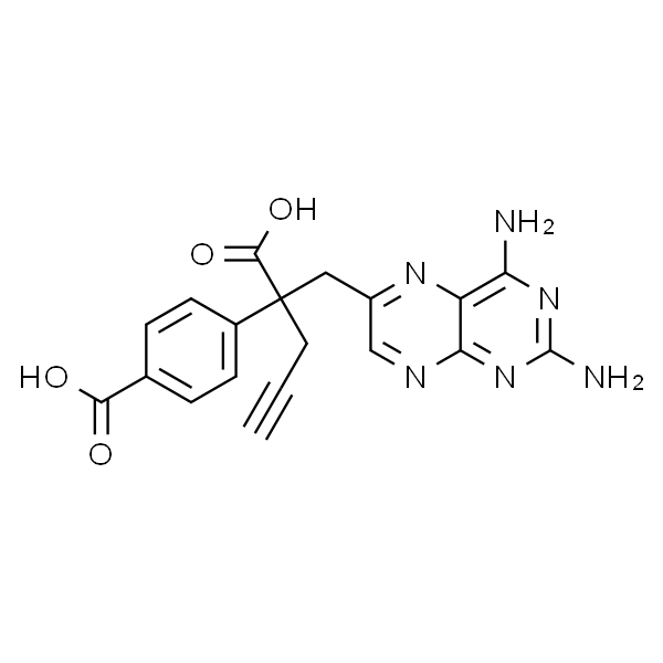 4-(2-Carboxy-1-(2,4-diaminopteridin-6-yl)pent-4-yn-2-yl)benzoic acid