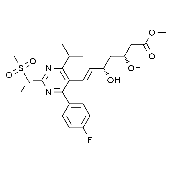 (3R,5S,E)-7-(4-(4-氟苯基)-6-异丙基-2-(N-甲基甲磺酰胺基)嘧啶-5-基)-3,5-二羟基庚-6-烯酸甲酯