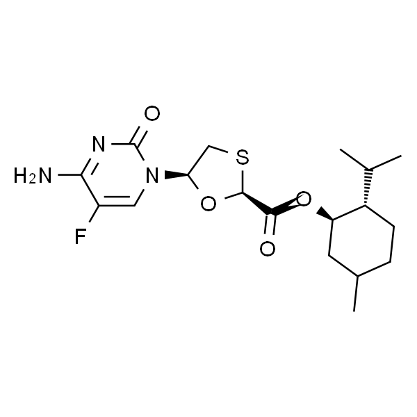 (2S，5R)-(1R，2S，5R)-5-(4-氨基-5-氟-2-氧代-1(2H)-嘧啶)-1，3-氧硫杂环戊烷-2-甲酸5-甲基-2-异丙基环己醇酯