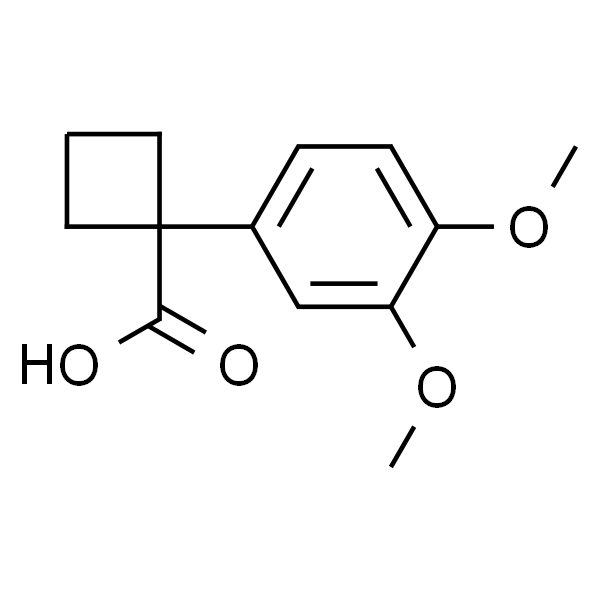 1-（3，4-二甲氧基苯基）环丁烷-1-羧酸