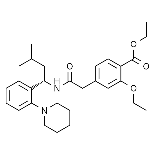 (S)-2-乙氧基-4-(2-((3-甲基-1-(2-(哌啶-1-基)苯基)丁基)氨基)-2-氧代乙基)苯甲酸乙酯