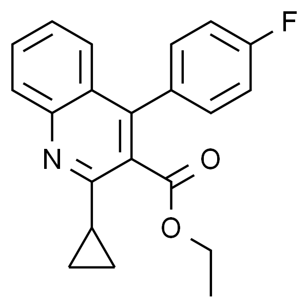 2-环丙基-4-(4-氟苯基)-喹啉-3-羧酸乙酯