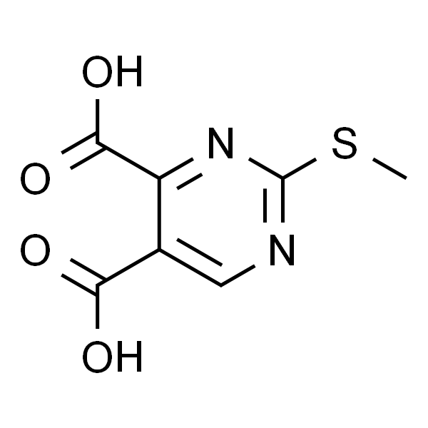 2-甲硫基-4，5-嘧啶二甲酸