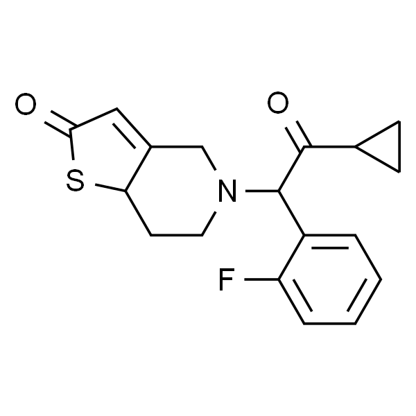 5-[2-环丙基-1-(2-氟苯基)-2-氧代乙基]-5,6,7,7a-四氢噻吩并[3,2-c]吡啶-2(4H)-酮