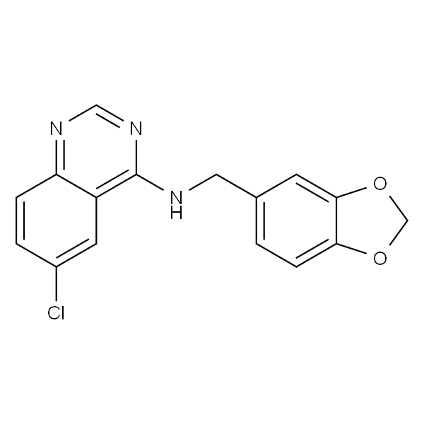 4-[[3,4-(METHYLENEDIOXY)BENZYL]AMINO]-6-CHLOROQUINAZOLINE