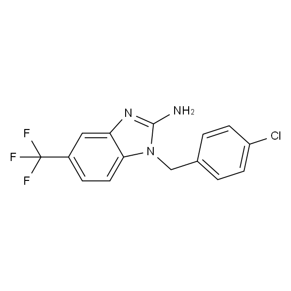 1-[(4-氯苯基)甲基]-5-(三氟甲基)苯并咪唑-2-胺