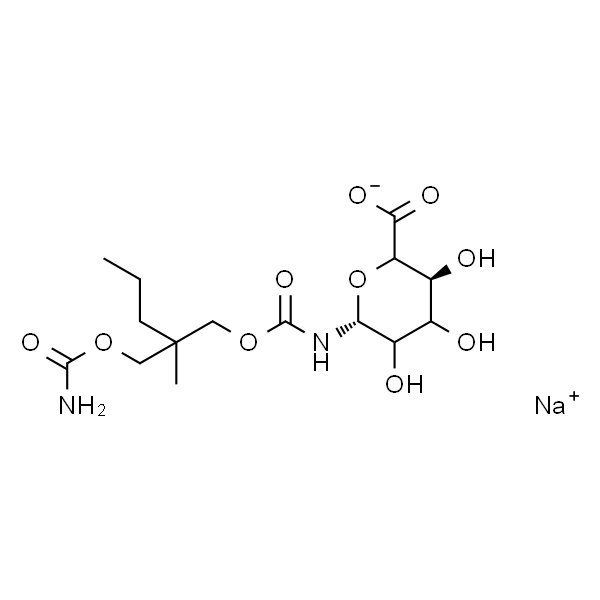 Meprobamate N-β-D-Glucuronide Sodium Salt