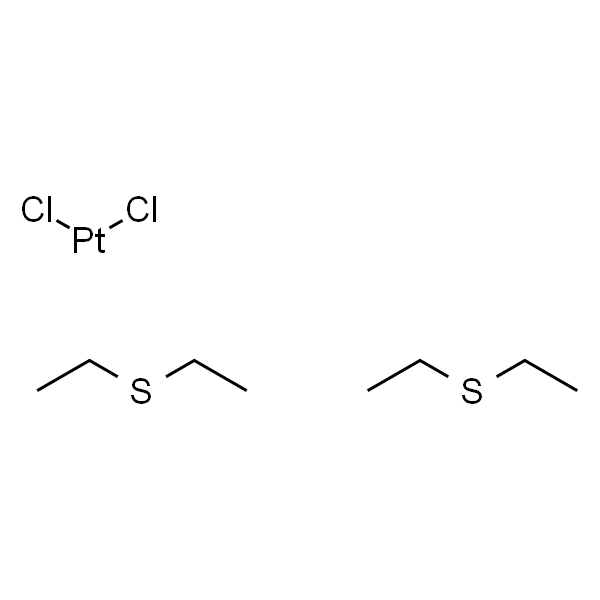 反式双(二乙基硫)二氯化铂(II)