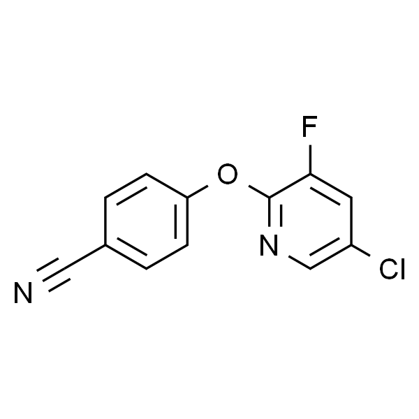 4-((5-chloro-3-fluoropyridin-2-yl)oxy)benzonitrile