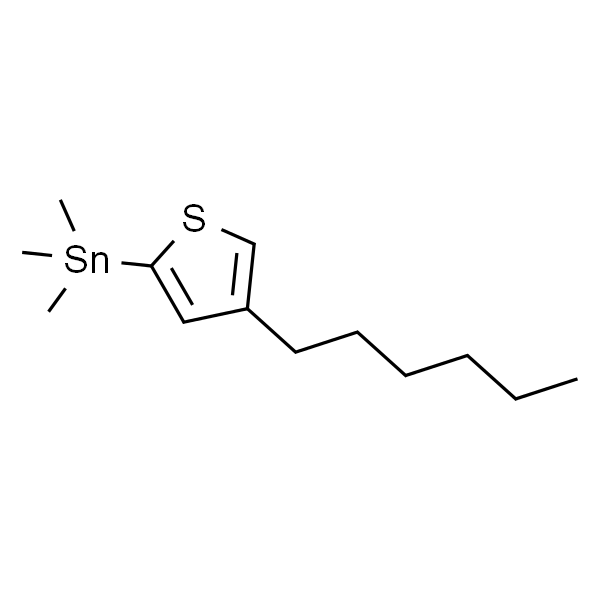 (4-己基-2-噻吩基)三甲基锡烷