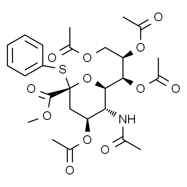 5-乙酰氨基-4,7,8,9-四-O-乙酰基-3,5-二脱氧-2-S-苯基-2-硫代-D-甘油-D-半乳-2-吡喃神经氨酸甲酯
