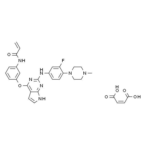 N-(3-((2-((3-氟-4-(4-甲基哌嗪-1-基)苯基)氨基)-7H-吡咯并[2,3-d]嘧啶-4-基)氧基)苯基)丙烯酰胺酸盐