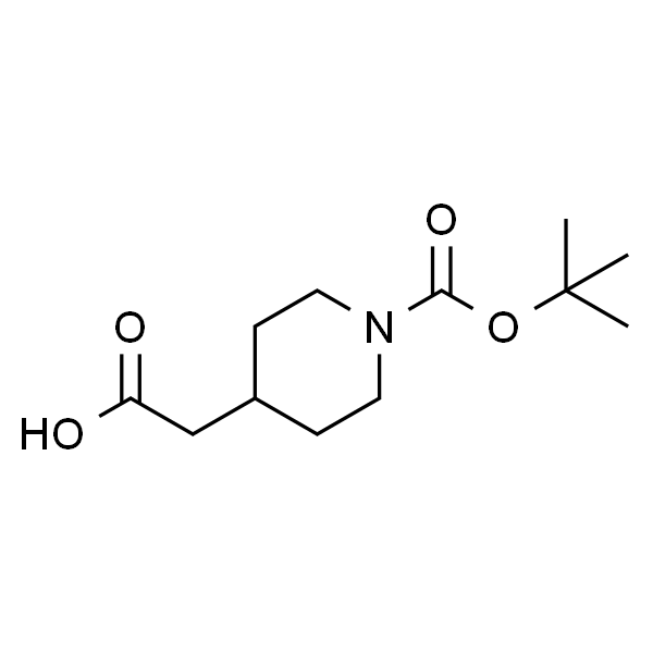 1-叔丁氧羰基-4-哌啶乙酸