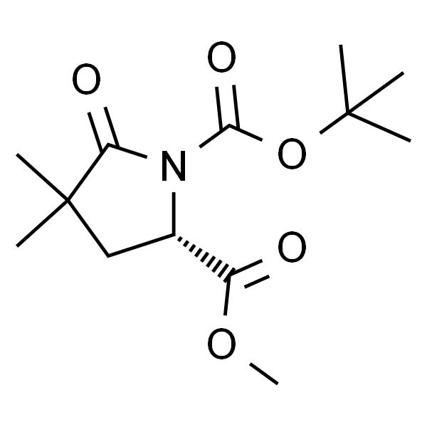 Methyl (2S)-1-(tert-butoxycarbonyl)-4,4-dimethylpyroglutamate