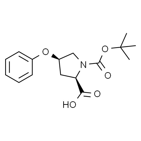 (2R,4R)-1-(叔丁氧基羰基)-4-苯氧基吡咯烷-2-羧酸