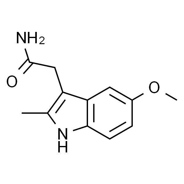 2-(5-甲氧基-2-甲基-1H-吲哚-3-基)乙酰胺