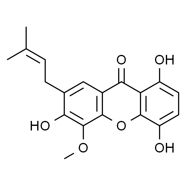 1,4,6-三羟基-5-甲氧基-7-异戊二烯基呫吨酮
