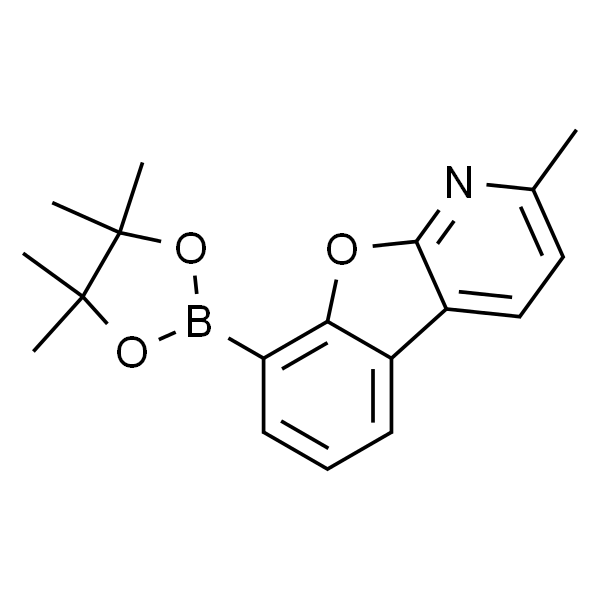 2-甲基-8-(4,4,5,5-四甲基-1,3,2-二氧杂硼杂环戊烷-2-基)苯并呋喃[2,3-b]吡啶