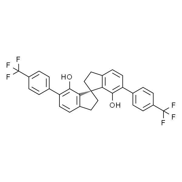 (S)​-2，​2'，​3，​3'-​Tetrahydro-​6，​6'-​bis[4-​(trifluoromethyl)​phenyl]​-1，​1'-spirobi[1H-​indene]​-​7，​7'-​diol