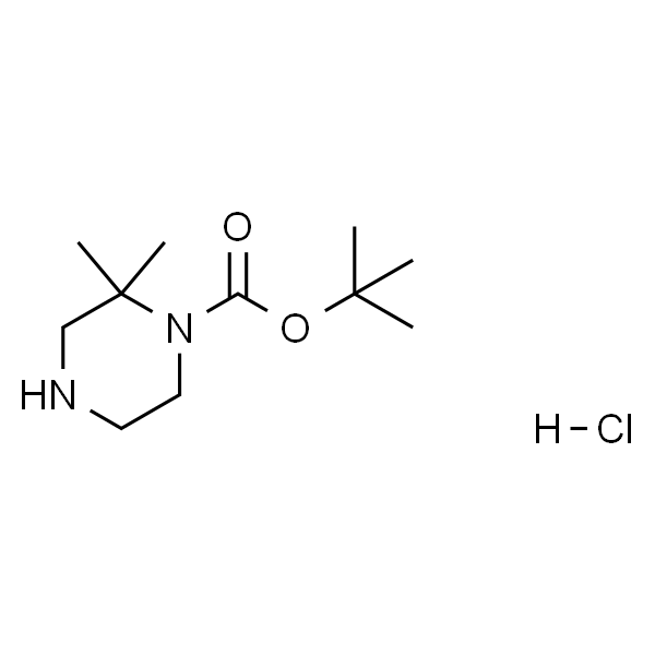 2，2-二甲基哌嗪-1-羧酸叔丁基盐酸盐