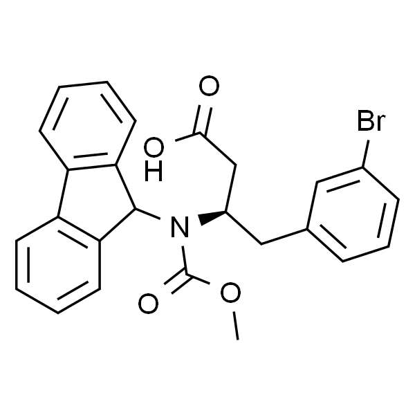 (R)-3-((((9H-芴-9-基)甲氧基)羰基)氨基)-4-(3-溴苯基)丁酸