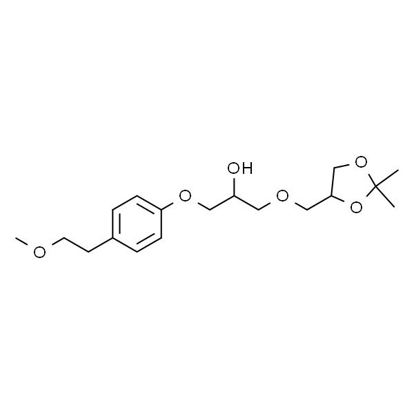 1-[(2,2-Dimethyl-1,3-dioxolan-4-yl)methoxy]-3-[4-(2-methoxyethyl)phenoxy]-2-propanol