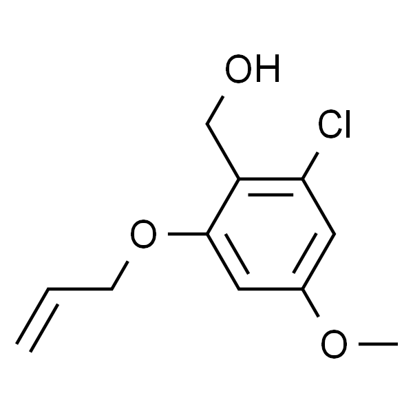 2-(烯丙氧基)-4-甲氧基-6-氯苯甲醇