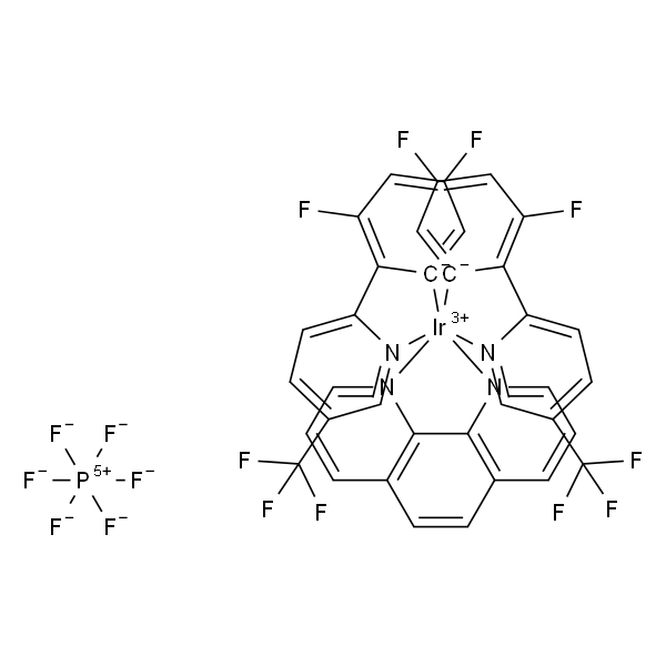 二[2-(2,4-二氟苯基)-5-三氟甲基吡啶][1,10-菲罗啉]铱六氟磷酸盐