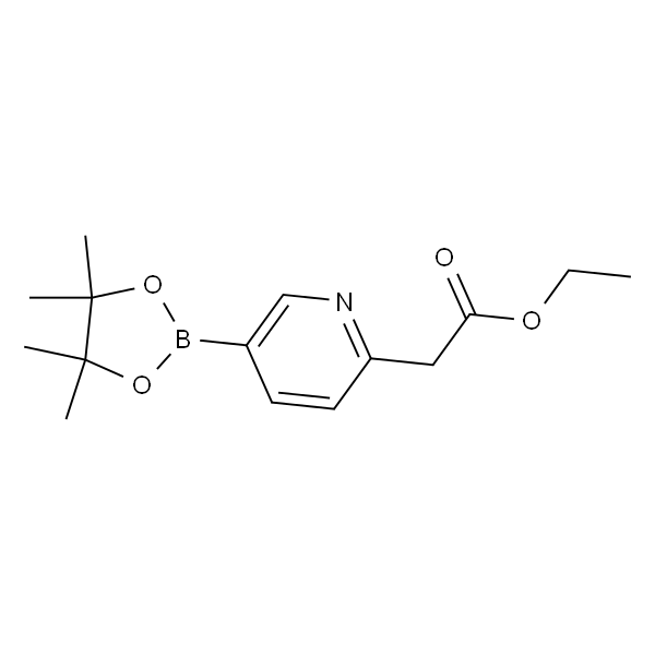 2-(5-(4,4,5,5-四甲基-1,3,2-二氧硼杂环戊烷-2-基)吡啶-2-基)乙酸乙酯