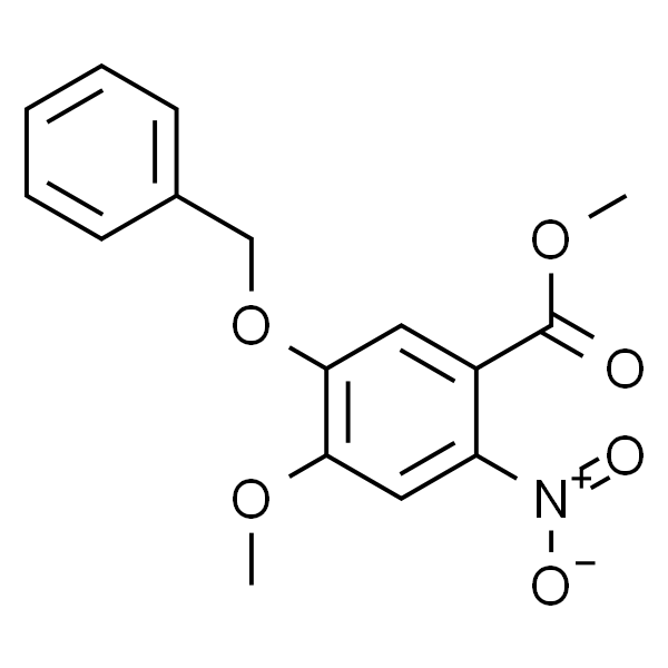 2-硝基-4-甲氧基-5-苄氧基苯甲酸甲酯