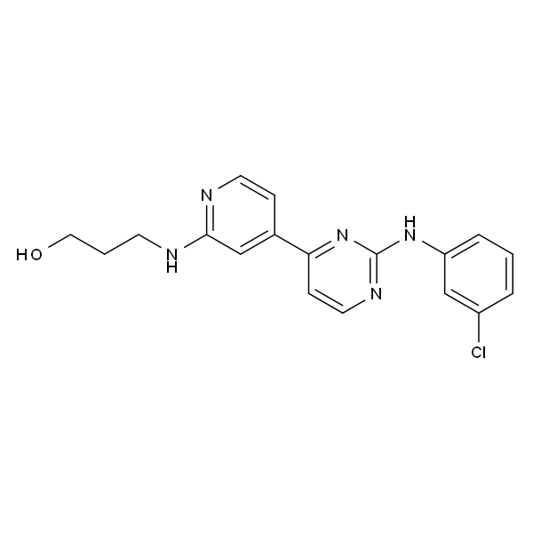 3-[[4-[2-[(3-氯苯基)氨基]-4-嘧啶基]-2-吡啶基]氨基]-1-丙醇