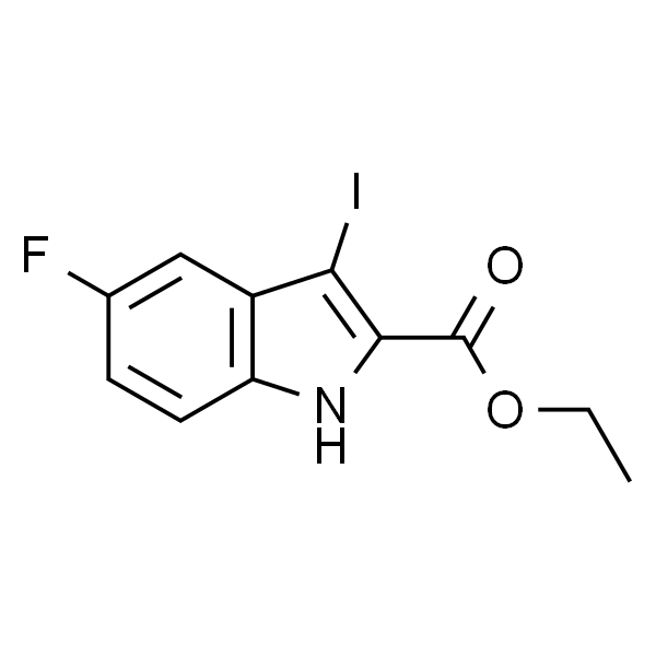 5-氟-3-碘-1H-吲哚-2-羧酸乙酯