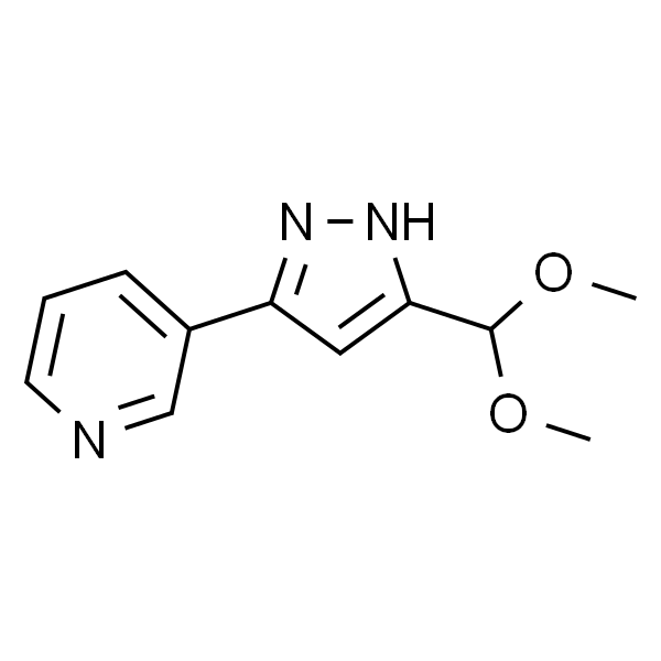 3-(3-(二甲氧基甲基)-1H-吡唑-5-基)吡啶