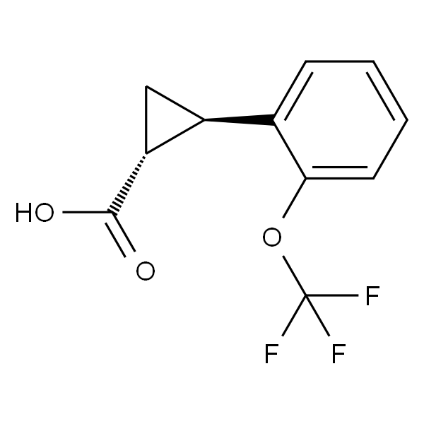 反式-2-（2-（三氟甲氧基）苯基）环丙烷-1-羧酸