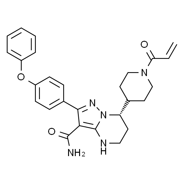 (S)-7-(1-丙烯酰基哌啶-4-基)-2-(4-苯氧基苯基)-4,5,6,7--四氢吡唑并[1,5-a]嘧啶-3-甲酰胺