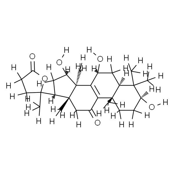 3β,7β,15β-三羟基-11-羰基-羊毛甾烷-8-烯-24→20内酯