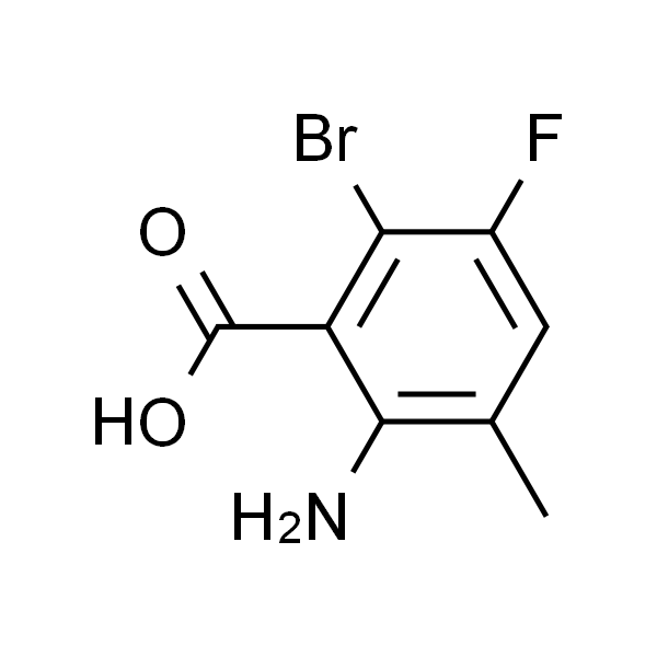 2-氨基-3-甲基-5-氟-6-溴苯甲酸